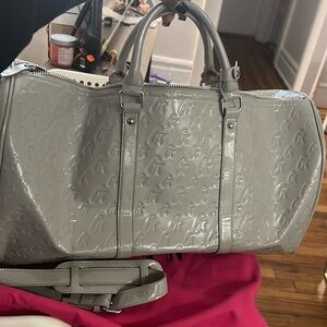 MONOGRAM DUFFLE BAG MIRROR GRAY